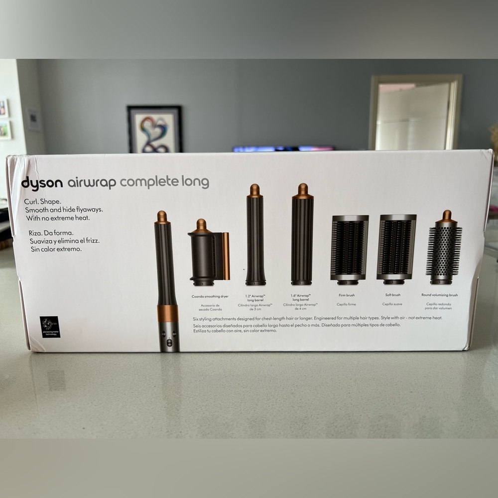 NIB Dyson Airwrap Complete Long - Nickel/Copper